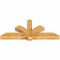 Ekena Millwork Redmond Rough Sawn Timber Gable Bracket, Western Red Cedar, 72"W x 30"H x 6"D x 6"F, 10/12 Pitch GBW072X30X0606RED00RWR - alternate 3